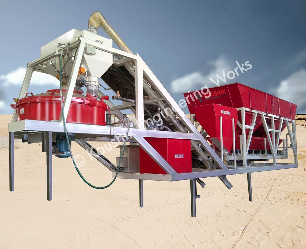 MOBILE CONCRETE BATCHING PLANT