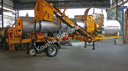 Mobile Asphalt Drum Mix Plant in Saudi Arabia