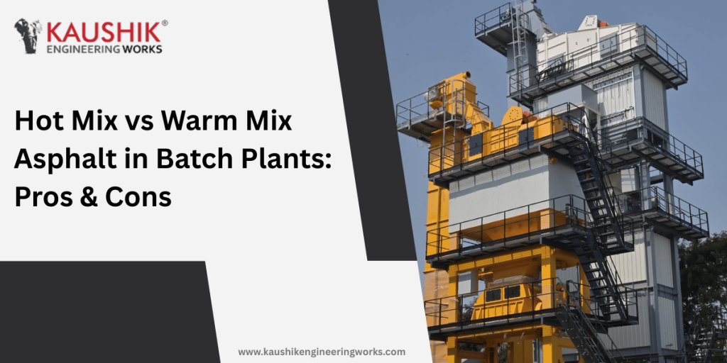 Hot Mix vs Warm Mix Asphalt in Batch Plants Pros & Cons