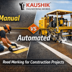 Manual vs Automated Road Marking for Construction Projects