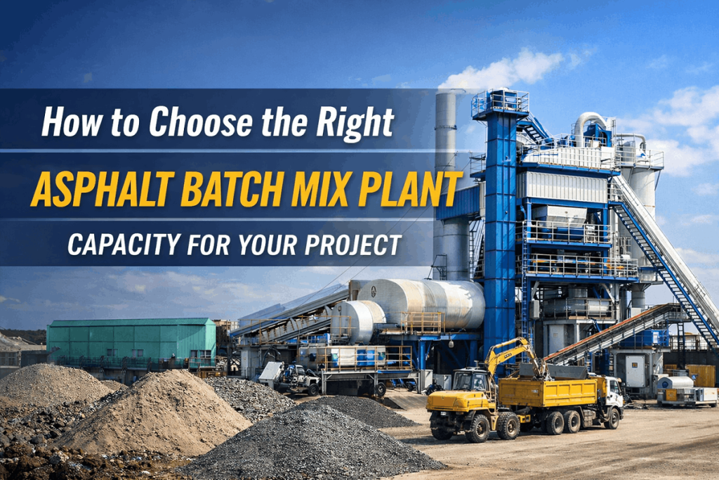 How to Choose the Right Asphalt Batch Mix Plant Capacity for Your Project