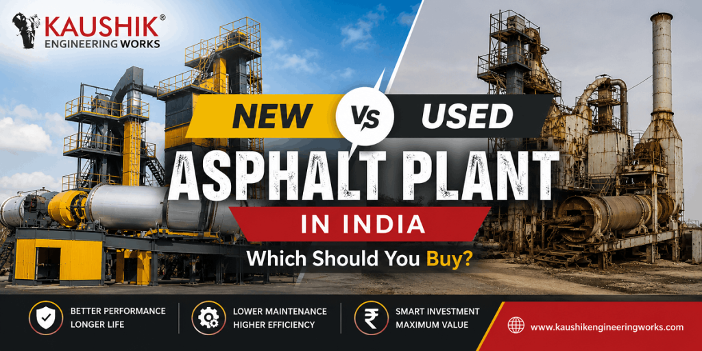 New vs Used Asphalt Plant in India